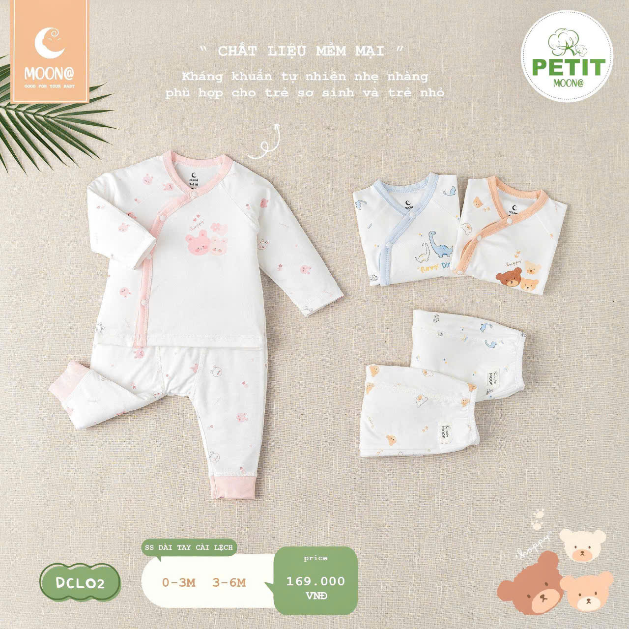 Bộ Cài Dài Moon DCL02