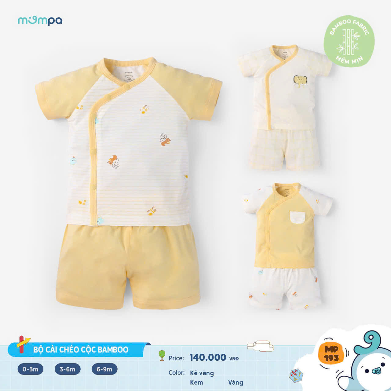 Bộ Cài Ngắn Mompa Mp193