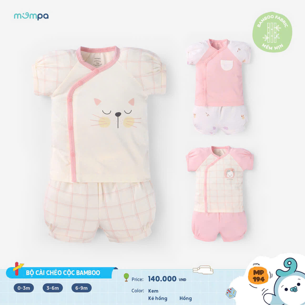 Bộ Cài Ngắn Mompa Mp194