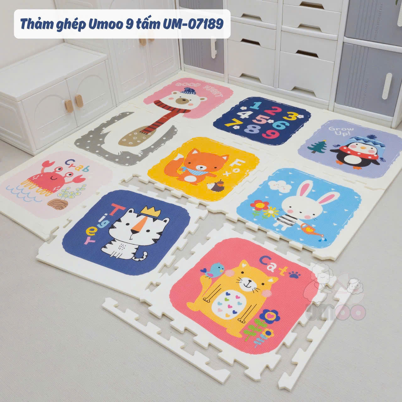 Thảm Ghép Umoo 9 Tấm Um-07189