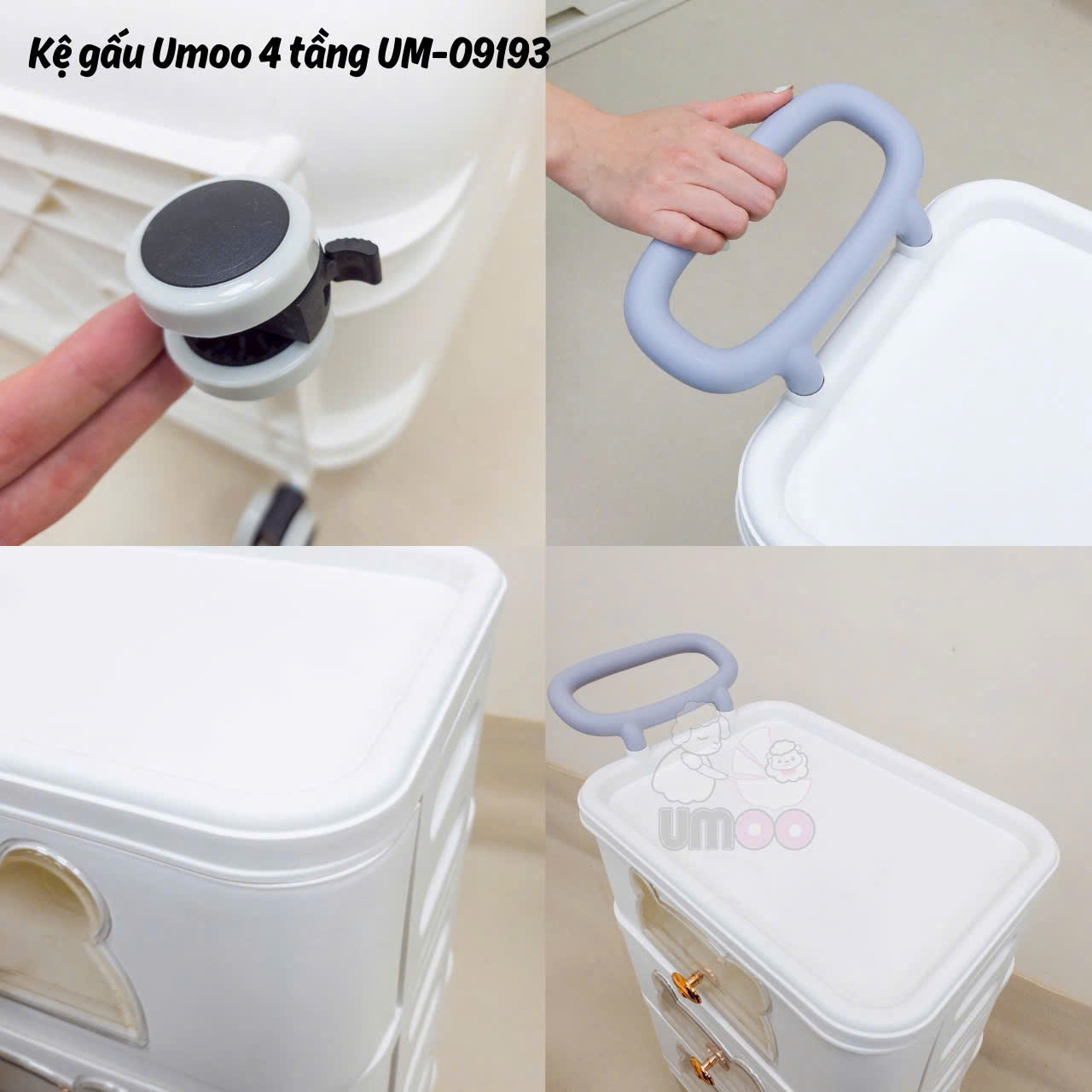 Kệ Umoo Gấu 4 Tầng Um-09193