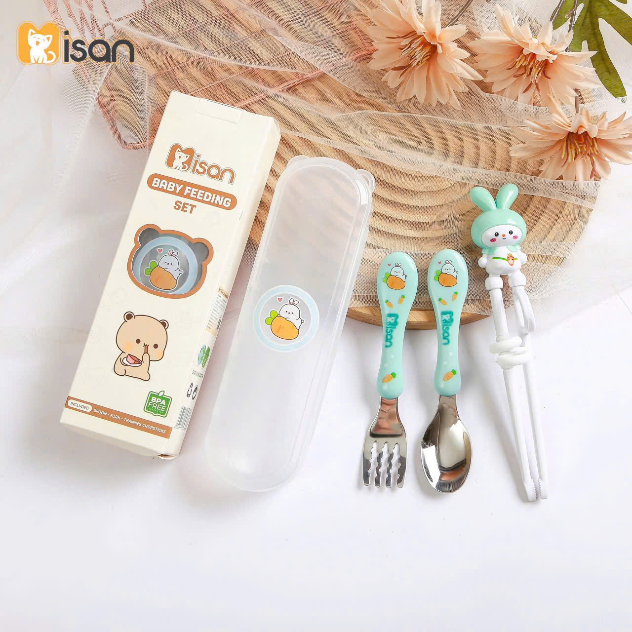 Set Thìa Misan Đũa+Hộp Nhựa
