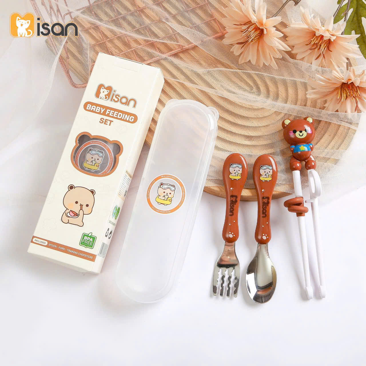 Set Thìa Misan Đũa+Hộp Nhựa