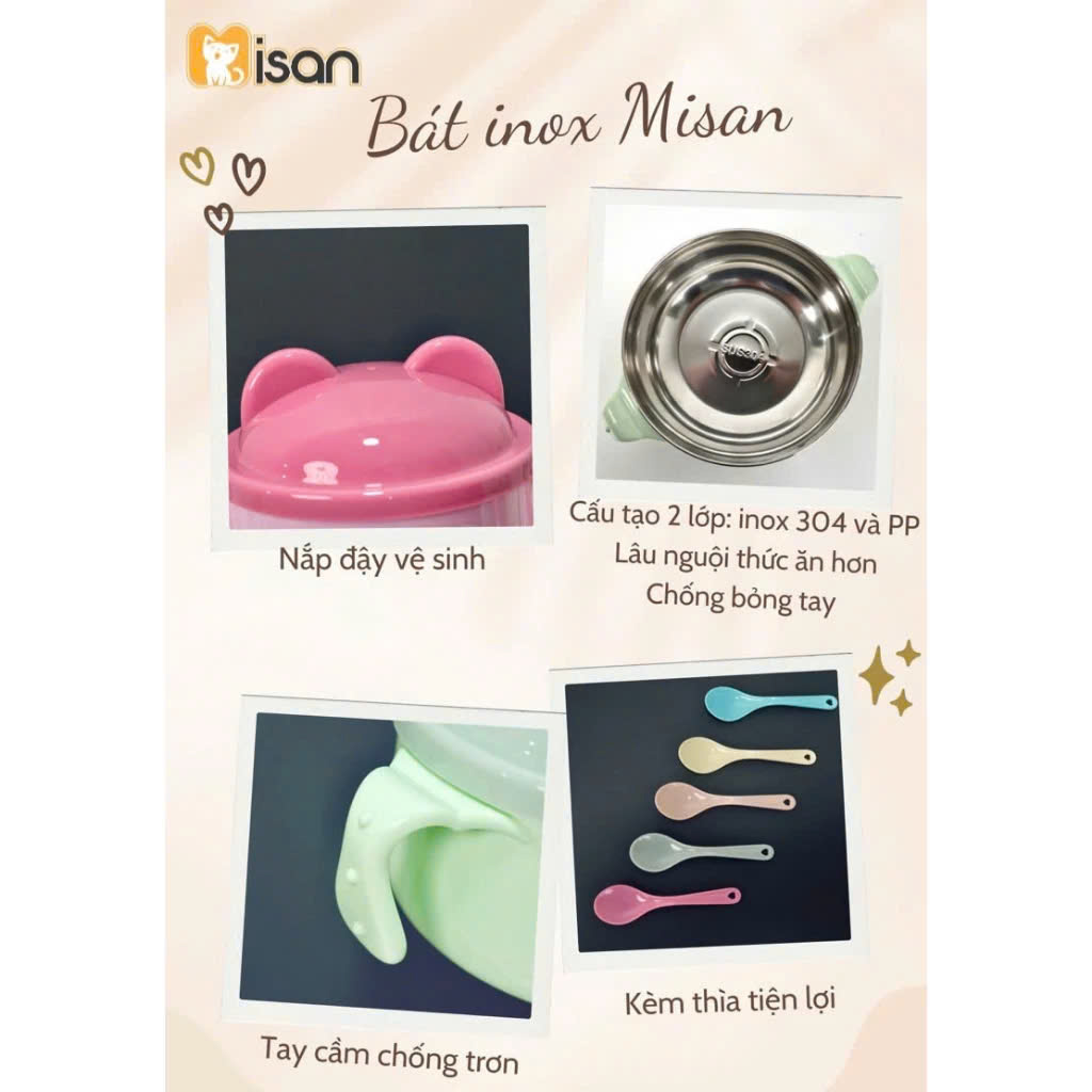 Chén Misan Inox