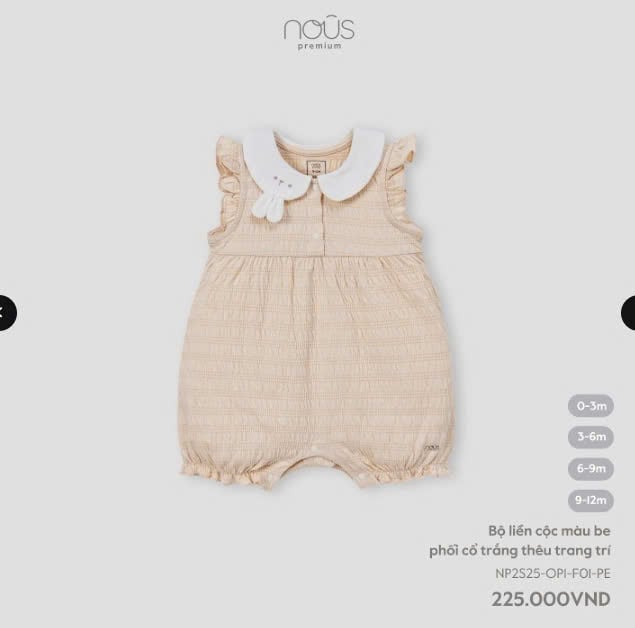 Body Cộc Nous Phối Cổ Trắng Thiêu Trang Trí