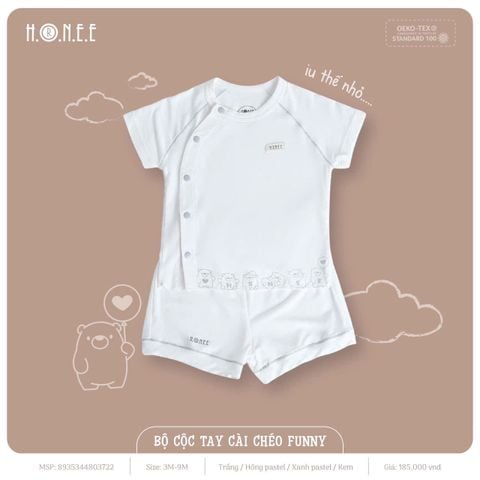 Bộ Cài Ngắn Hrnee Funny HT Gấu