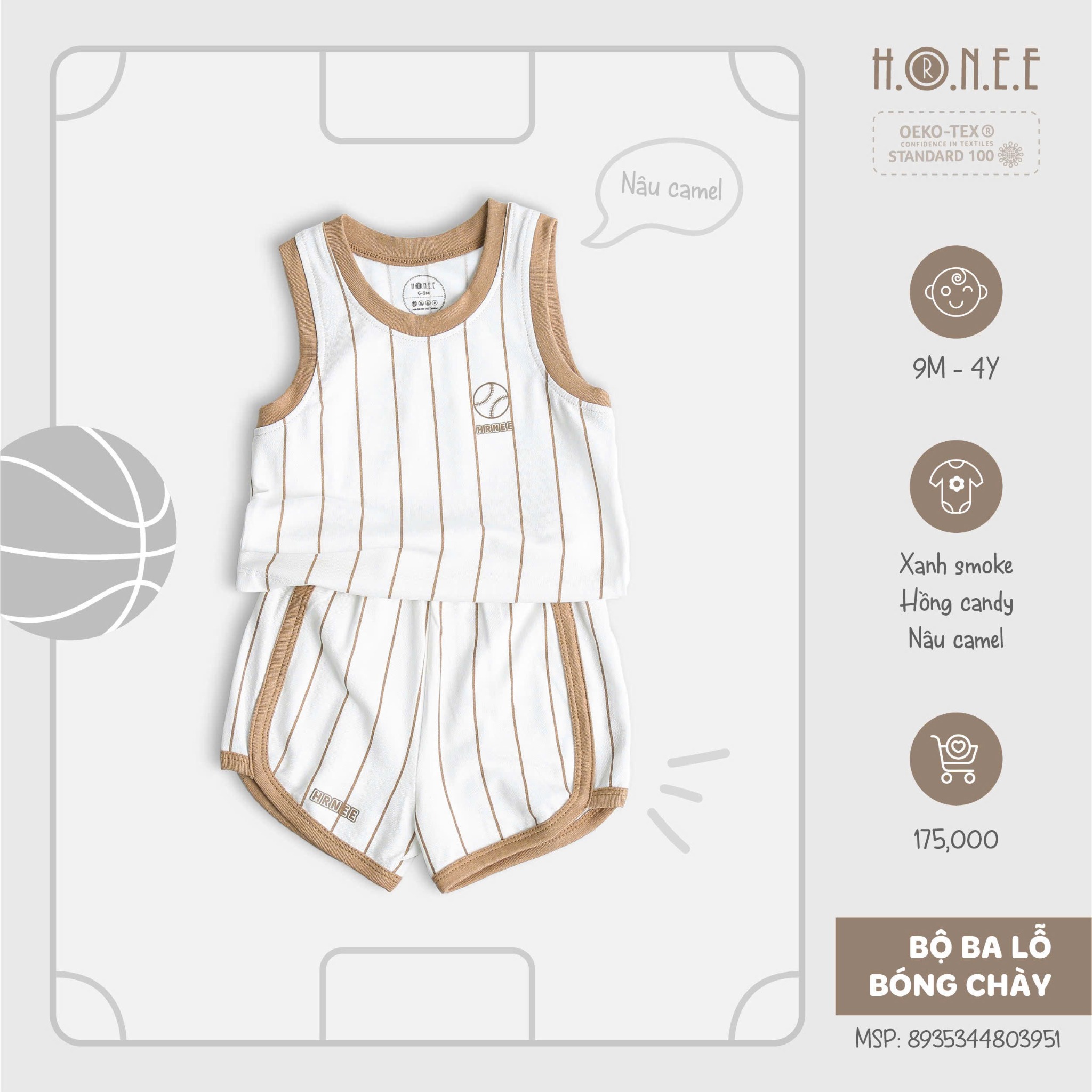 Ba Lỗ Hrnee Sọc Bóng Chày