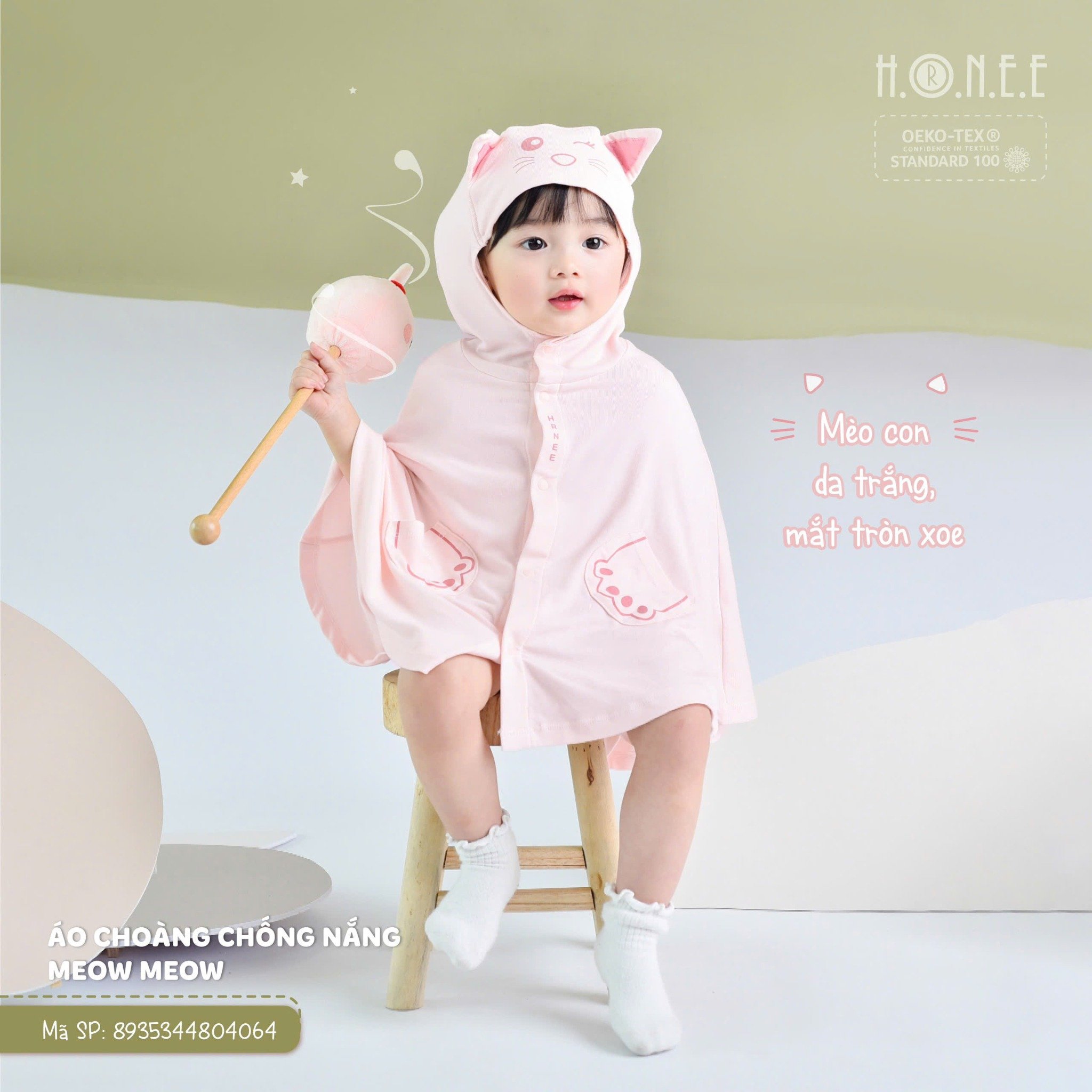 Áo Khoác Hrnee Meow Meow