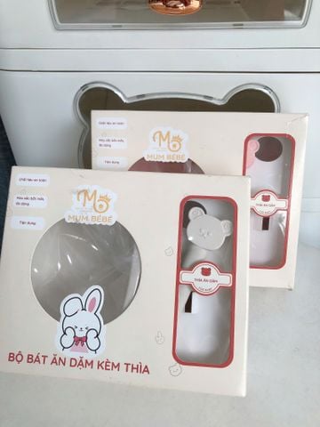 Chén Mum Bebe Ăn Dặm Kèm Thìa