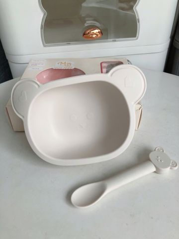 Chén Mum Bebe Ăn Dặm Kèm Thìa
