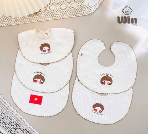 Yếm OT Họa Tiết Em Bé Việt Nam