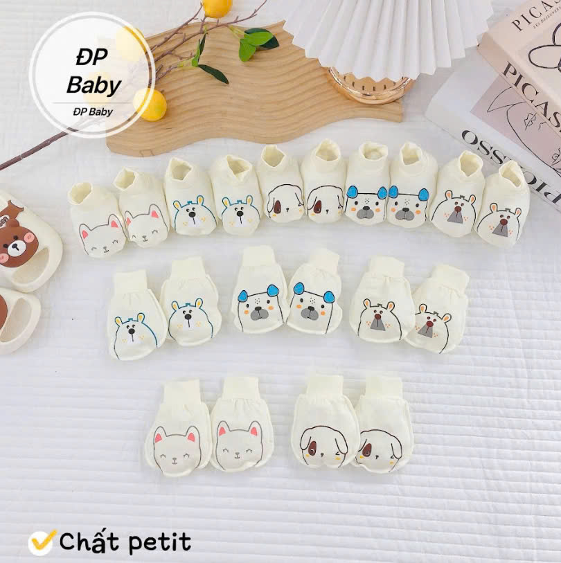 Bao Tay Chân OT Họa Tiết Hình Thú Đáng Yêu