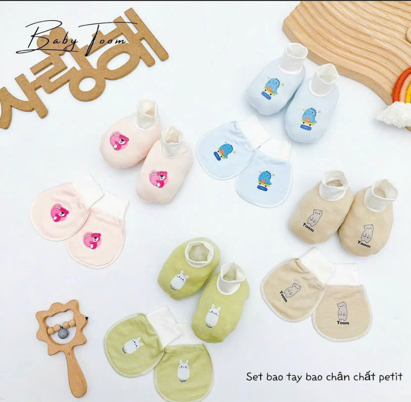 Bao Tay Chân OT Họa Tiết Hình Thú Đáng Yêu