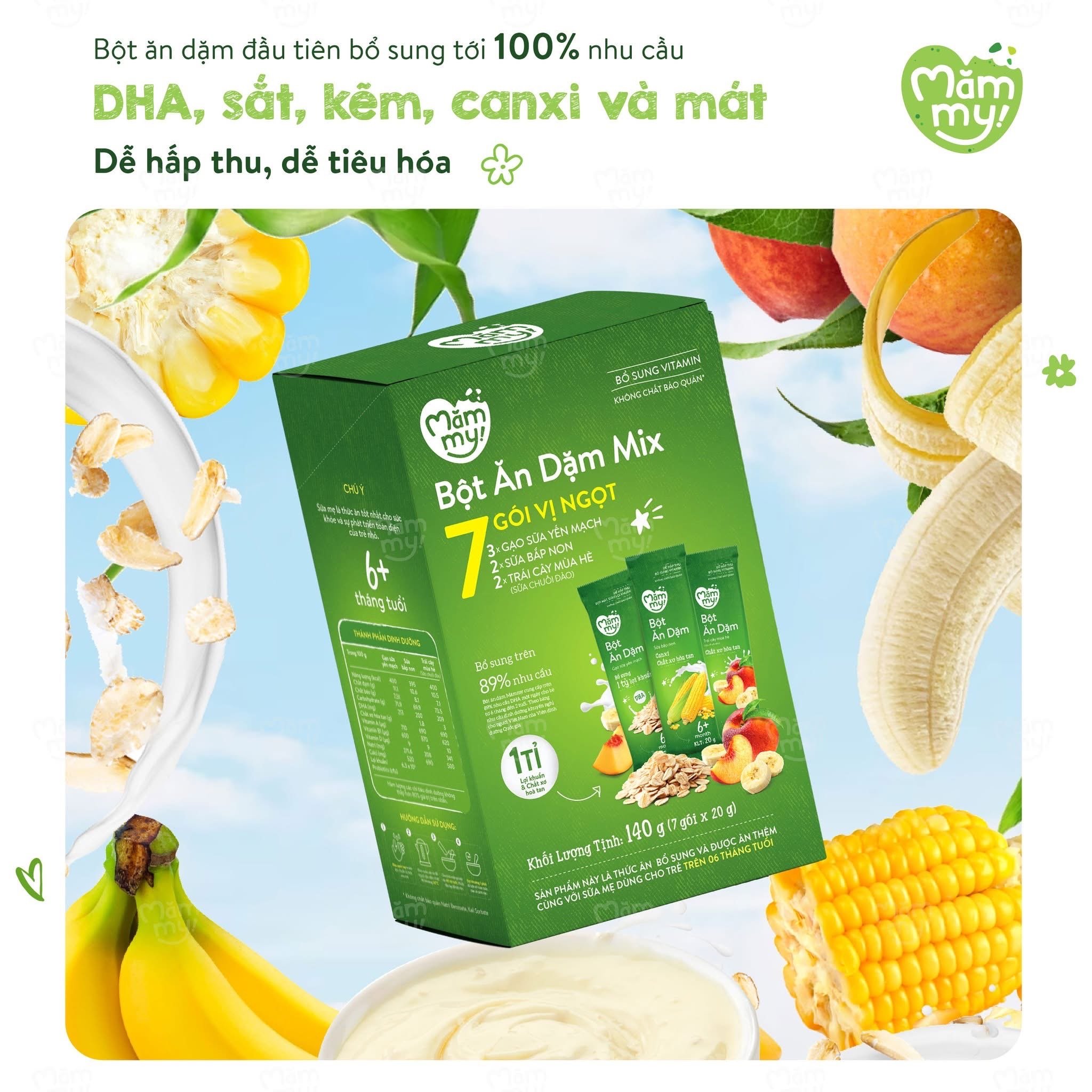 Bột Ăn Dặm Mămmy Mix Vị Ngọt