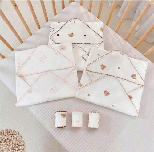 Khăn Choàng Ủ Monona Cotton Wafle MNN106 Họa Tiết