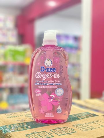 Tắm Gội Dnee 800ML Hồng