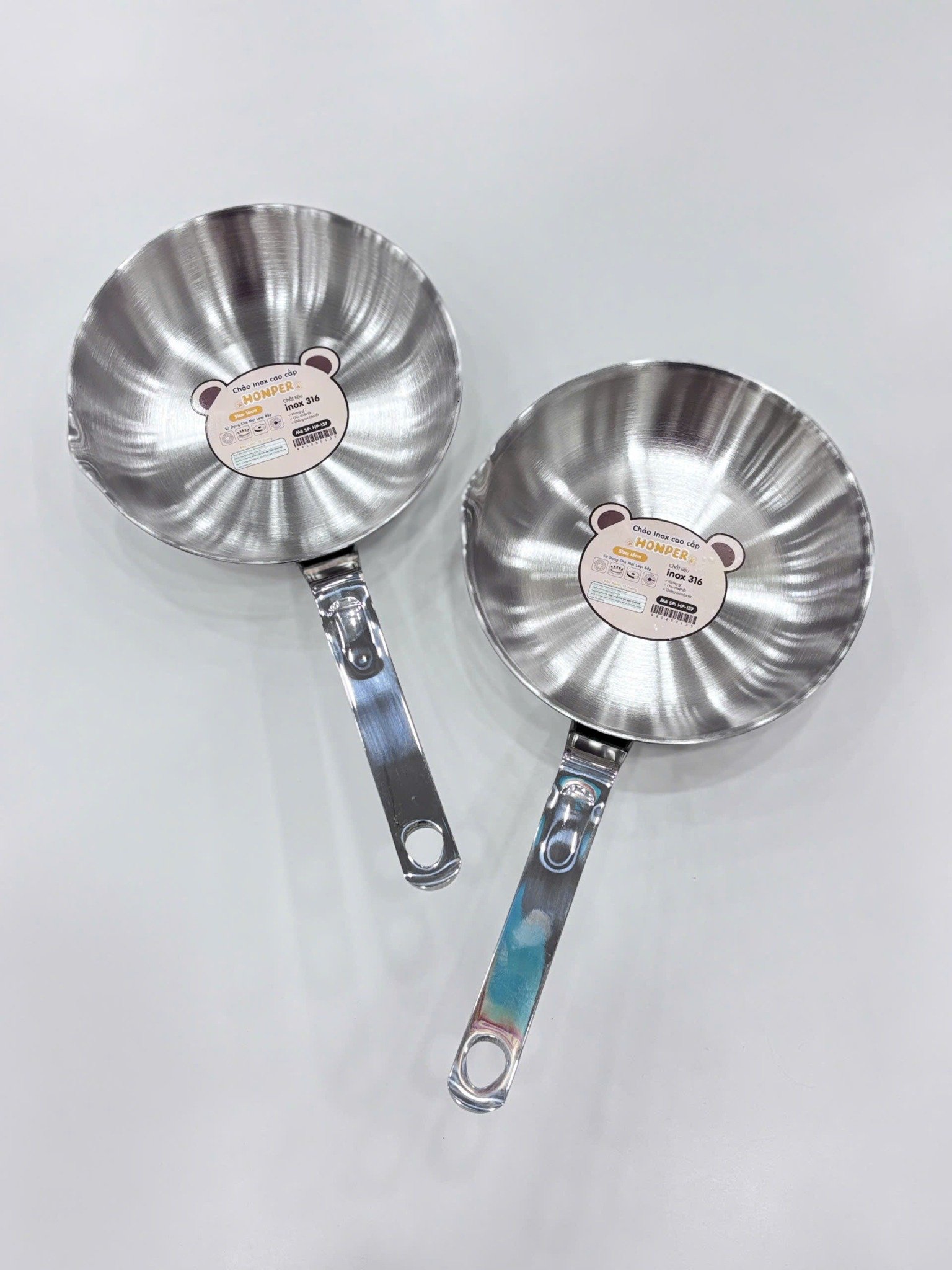 Chảo Honper Inox 316  HP137 Size 16cm