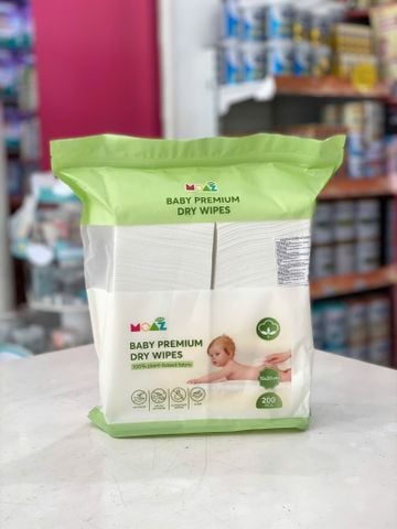Khăn Khô Moaz Bebe 200 PCS