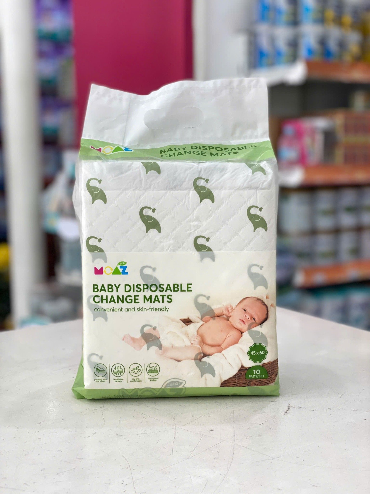 Miếng Lót Sơ Sinh Moaz Bebe Eco Túi 10 PCS