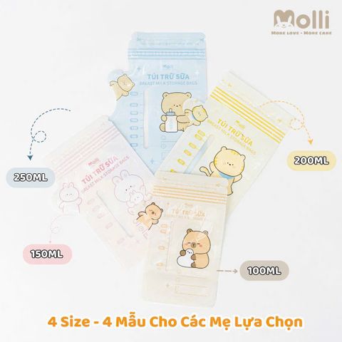 Túi Trữ Sữa Molli MOL3011 200ML