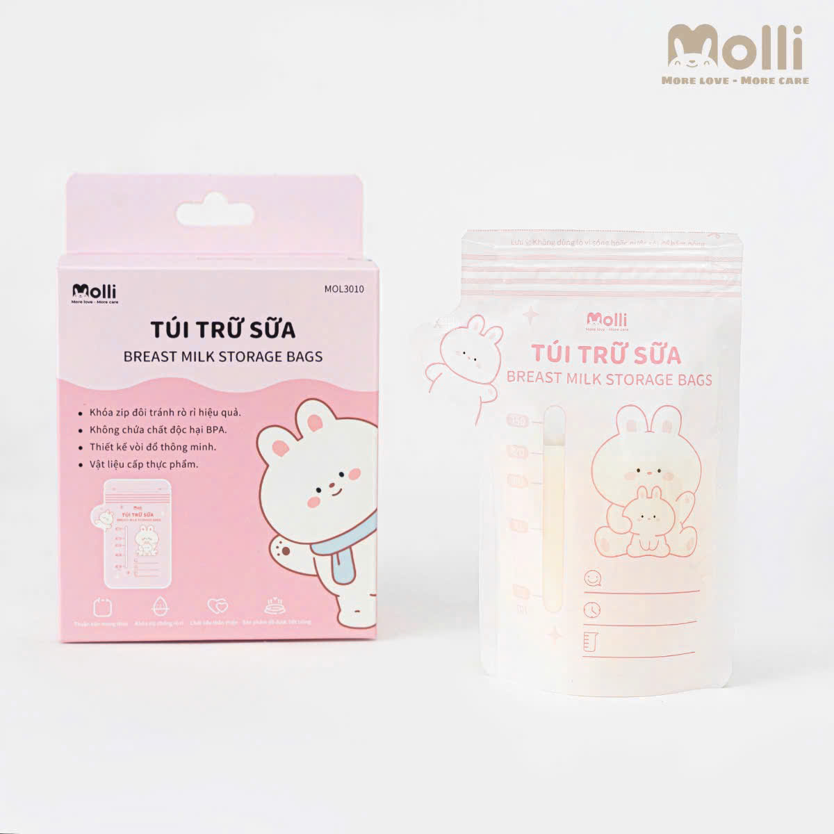 Túi Trữ Sữa Molli MOL3010 150ML