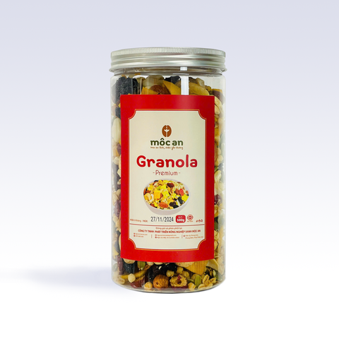 Granola 500g, nhãn đỏ tết