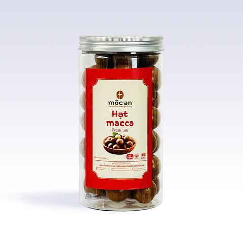 hạt macca 500g, nhãn đỏ tết