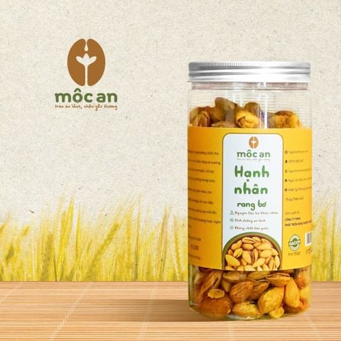 hạnh nhân rang bơ, nhãn đỏ tết, 450g