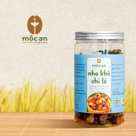 Nho khô Chi Lê, nhãn đỏ tết, 500g