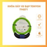  Khóa Dây Số TONYON 4271 Dài 80cm (8T) Phi 12mm, Dài 95cm (9T5) Phi 15mm Tự Chọn Mã Số 