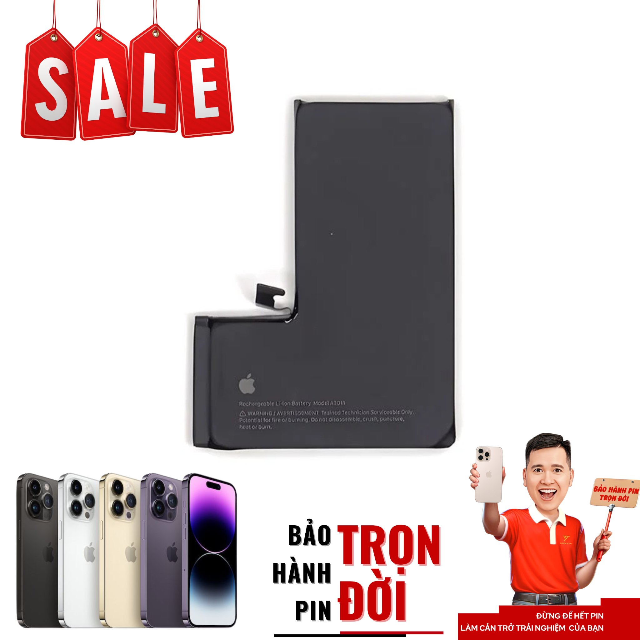  Pin iPhone 14 Pro Max 