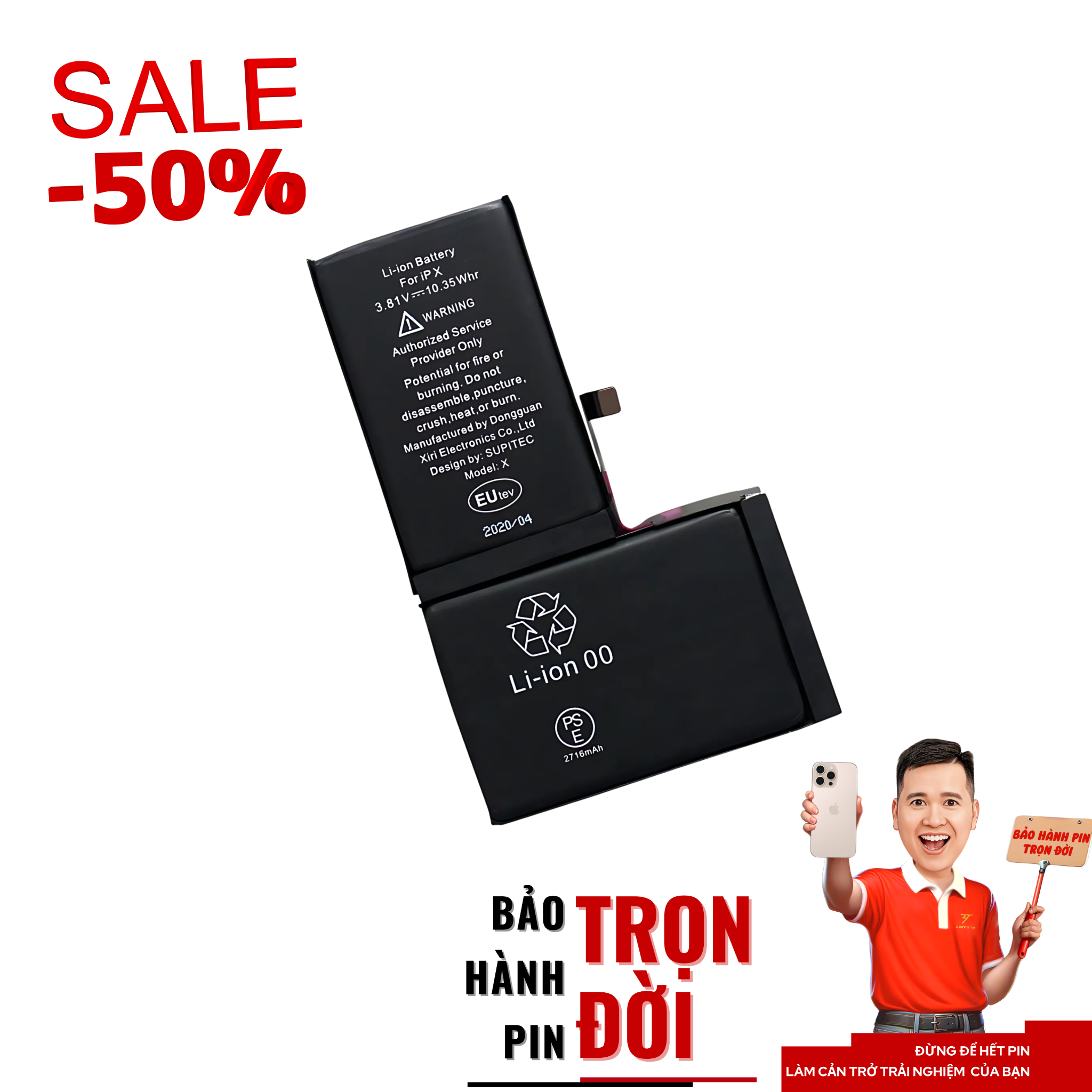  Pin iPhone Xr 