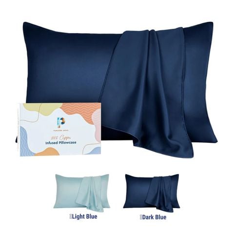 Áo Gối Cao Cấp 100% Pha Đồng Cho Da, Tóc, Mụn