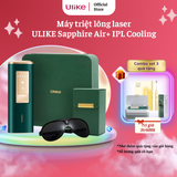  Combo 2 máy triệt lông Ulike Sapphire Air+ Cooling IPL màu xanh đậm + Trắng 