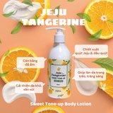  JEJU TANGERINE SWEET BODY SET OF 3- Bộ 3 sản phẩm chăm sóc cơ thể JEJU TANGERINE 