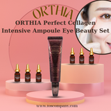  ORTHIA PERFECT COLLAGEN INTENSIVE AMPOULE EYE BEAUTY SET - Bộ dưỡng da Collagen chống nhăn đuôi mắt chuyên sâu Orthia 