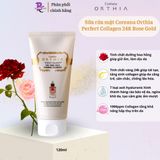  Sữa rửa mặt hoa hồng & vàng 24K COREANA ORTHIA PERFECT COLLAGEN 24K ROSE GOLD FOAMING CLEANSER 