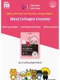  Kẹo dẻo Collagen lựu đỏ Hàn Quốc Myni Collagen Gummy 36g (3gx12 viên), da săn chắc ngăn ngừa lão hóa 