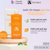 Nước tẩy trang dưỡng ẩm Verdea Jeju Tangerine Vita, nội địa Hàn, làm dịu, kiểm soát dầu, dưỡng ẩm