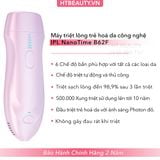  Máy triệt lông, trẻ hoá da công nghệ IPL, hiệu suất cao super Photon NanoTime B62F Nhập khẩu nhật bản Bảo Hành [ 24 tháng ] 