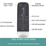  Đệm Ghế Massage đa năng công nghệ Air Flex và Smartscan Shiatsu Homedics MCS-1010HJ hàng nhập khẩu chính hãng bảo hành 2 năm 