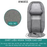  Đệm Ghế Massage đa năng công nghệ Air Flex và Smartscan Shiatsu Homedics MCS-1010HJ hàng nhập khẩu chính hãng bảo hành 2 năm 