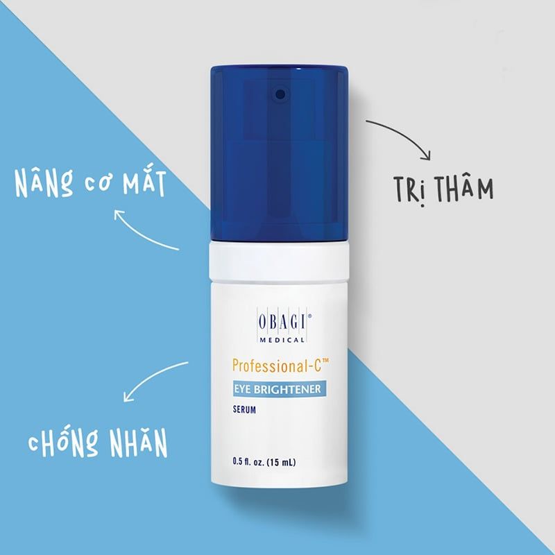  Serum giảm thâm mắt chứa vitamin C Obagi Professional-C Eye Brightener Serum 