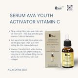  Tinh Chất Serum Vitamin C Ava Youth Activation cấp ẩm, căng bóng 30ml Hàng nhập khẩu chính hãng HTBeauty Việt Nam 