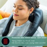  Đai máy massage cổ và vai gáy công nghệ SHIATSU 3D kèm pin sạc HOMEDICS NMS-730H Nhập khẩu chính hãng Bảo Hành 2 Năm 