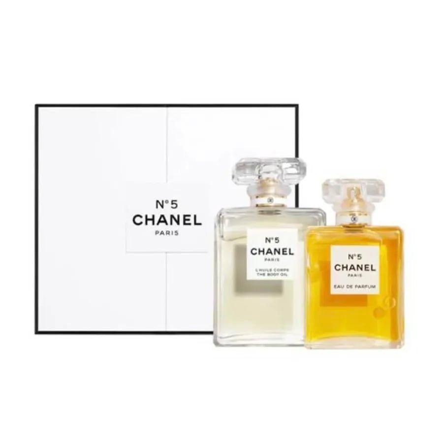 Chanel Set Nước Hoa Nữ Chanel No5 EDP 50ml Body Oil 100ml Limited Edition  Món
