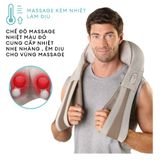  Đai massage vai cổ gáy Shiatsu chuyên nghiệp kèm nhiệt HoMedics NMS-620H hàng nhập khẩu chính hãng Bảo Hành 2 Năm 