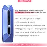  Máy triệt lông trẻ hoá da công nghệ IPL sapphire lạnh pin sạc NanoTime B65Pro Hàng Nội Địa Nhật Bản nhập khẩu chính hãng Bảo Hành [ 24 Tháng ] [ Bảo hành đầu xung trọn đời ] 