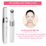  Máy massage mắt giảm quầng thâm, trẻ hoá da công nghệ điện từ trường, bổ xung ION, ánh sáng Photon xanh đỏ NanoTime F52E nhập khẩu chín hãng Bảo Hành [ 24 Tháng ] 