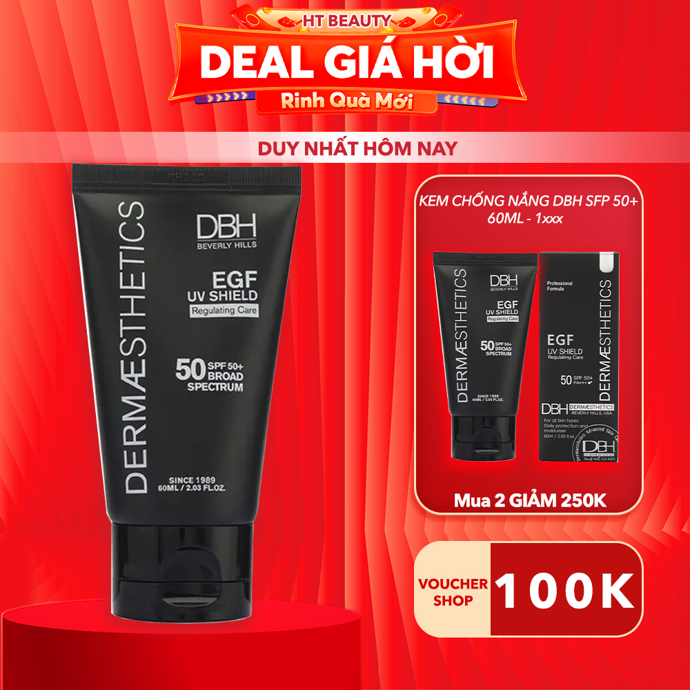 未開封 日焼け止DBH UV SHIELD SPF 47+ PA+++ 60ml DBH Dermaestics EGF FGF UV Shield SPF 47 PA+++ Sunscreen